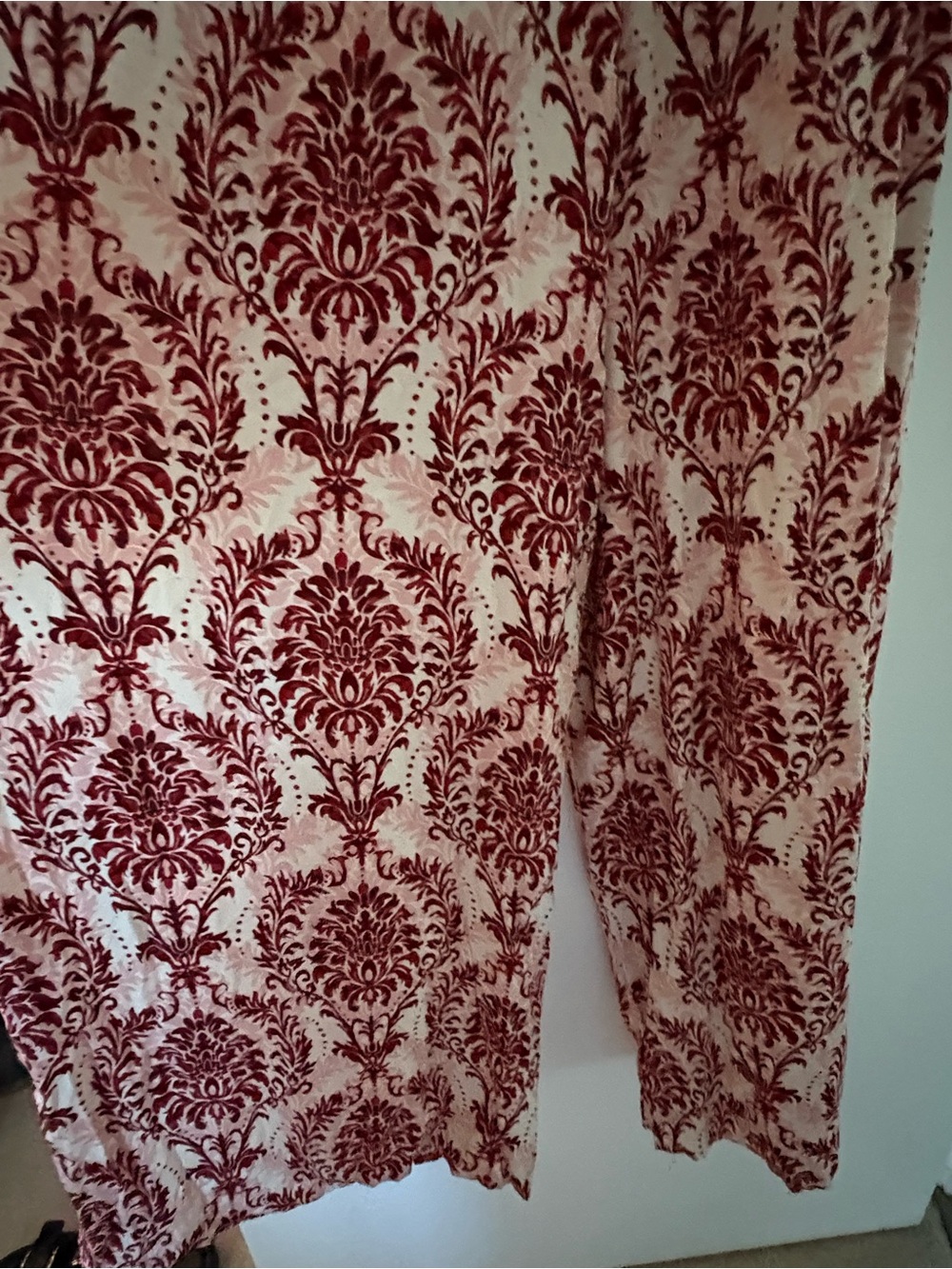 NWT Bloom Chic 14-16 Plus-Size Sleeveless Halter Jumpsuit in Burgundy Print - Picture 5 of 5
